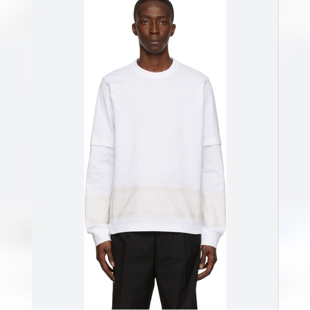 Sacai long sleeve embroidered shirt L(3) BNWT